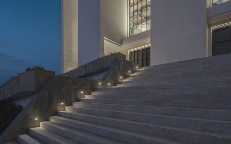 Targetti. ZES. ZEDGE MINI Professional Small Scale LED Steplight.