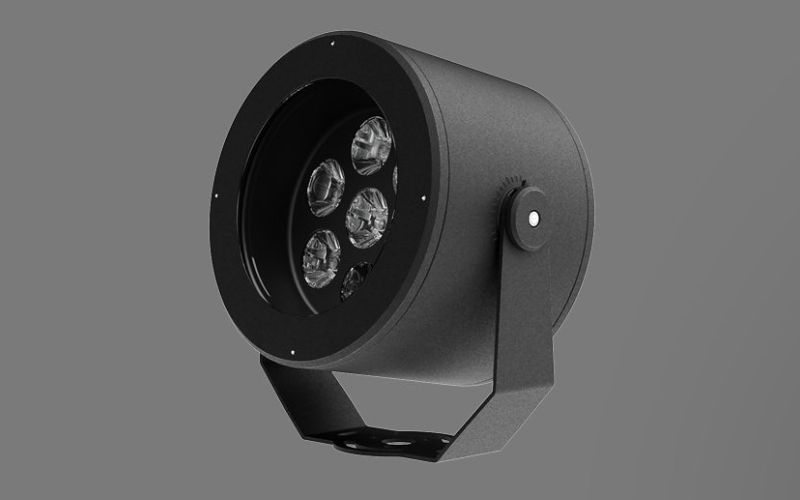 Targetti. DRL. DART ROUND MAXI RGBW Professional Adjustable Floodlight.