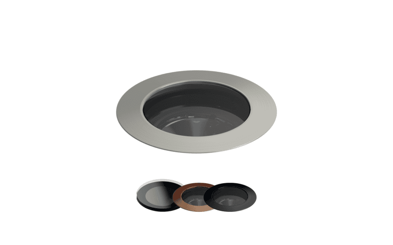 Targetti. QUA. KEPLERO QUANTUM ADJUSTABLE 90 (3'') Professional Recessed Inground LED Luminaire.