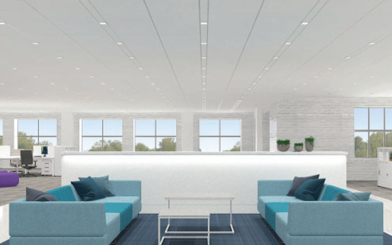 USAI Lighting. C4SBD-TZ. BeveLED Mini Connect - C4SBD-TZ 3” Square Downlight For Use With 4” TechZone Ceiling Systems.