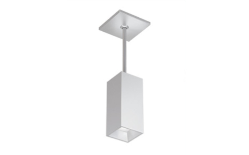 USAI Lighting. CMSD. BeveLED Mini Square Downlight Cylinder with Remote Driver.
