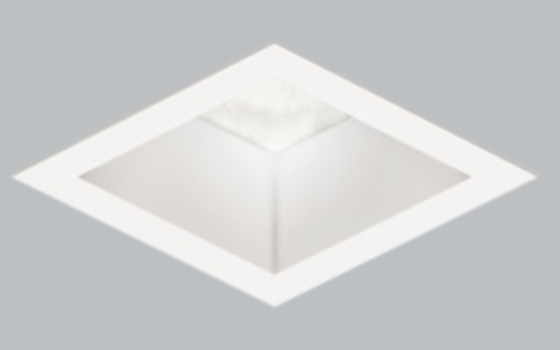 USAI Lighting. B3SD. BeveLED Mini Platformatics 3” Square Downlight PoE Ready with Remote Node.