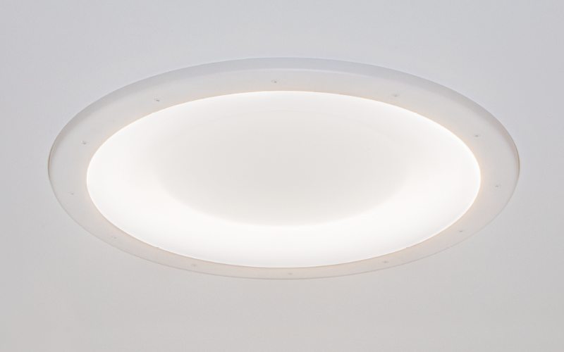 Visa Lighting. CM1986-W. SYMMETRY Behavioral Health — 23 Overbed — White LED.