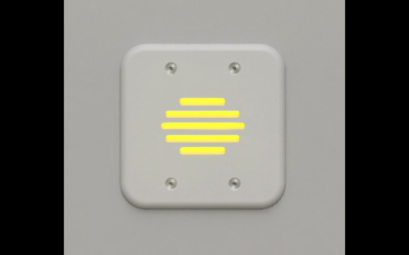 Visa Lighting. CB9000. TRACE Rounded Square Nightlight/Steplight.