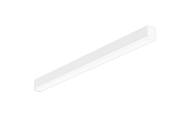 Viscor. LMEZ2. LED - Suspended Linear Direct Luminaire with Drop-Rectangular Lens.