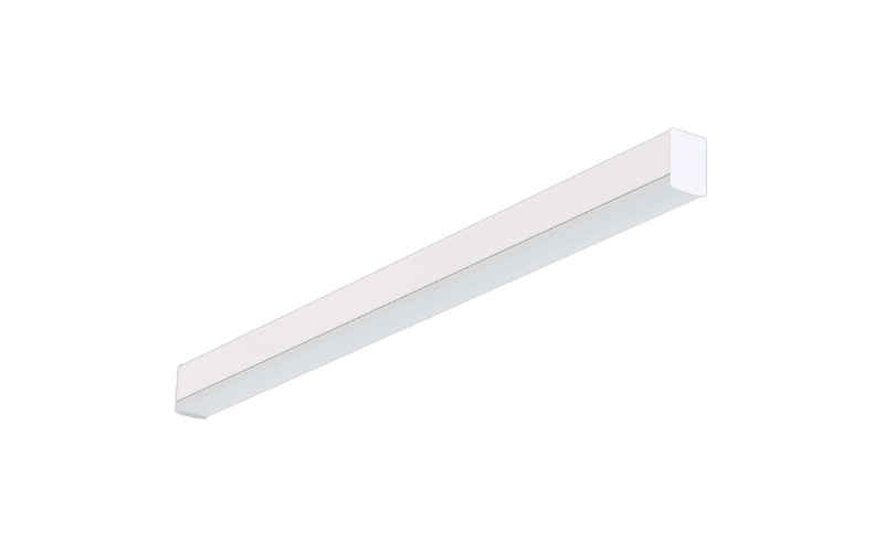 Viscor. LMEZ2. LED - Suspended Linear Direct Luminaire with Drop-Rectangular Lens.