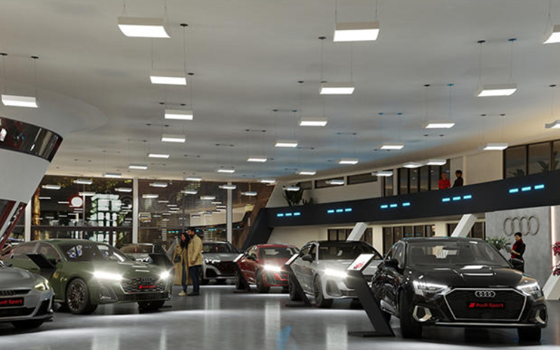 Viscor. SLSX. Selest Convex LED - Architectural Suspended Convex Luminaire.