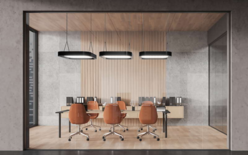 Viscor. ALTP. ALTO Pendant - Rounded Corners Visioneering Architectural Suspended Luminaire with Regressed Lens.