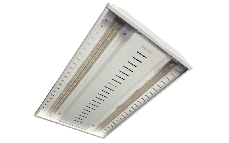 Viscor. LHB. NARROW DISTRIBUTION Commercial-Grade High or Low Bay Recessed Luminaire.