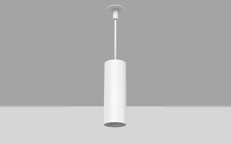Whitegoods. WG-40RPTDL. 1.5'' ProTools Downlight Round Suspended Cylinder.