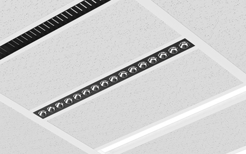 MSLRT. MICROSlot TBar 1.5” LowProfile Linear LED TBar Mount. by XICO
