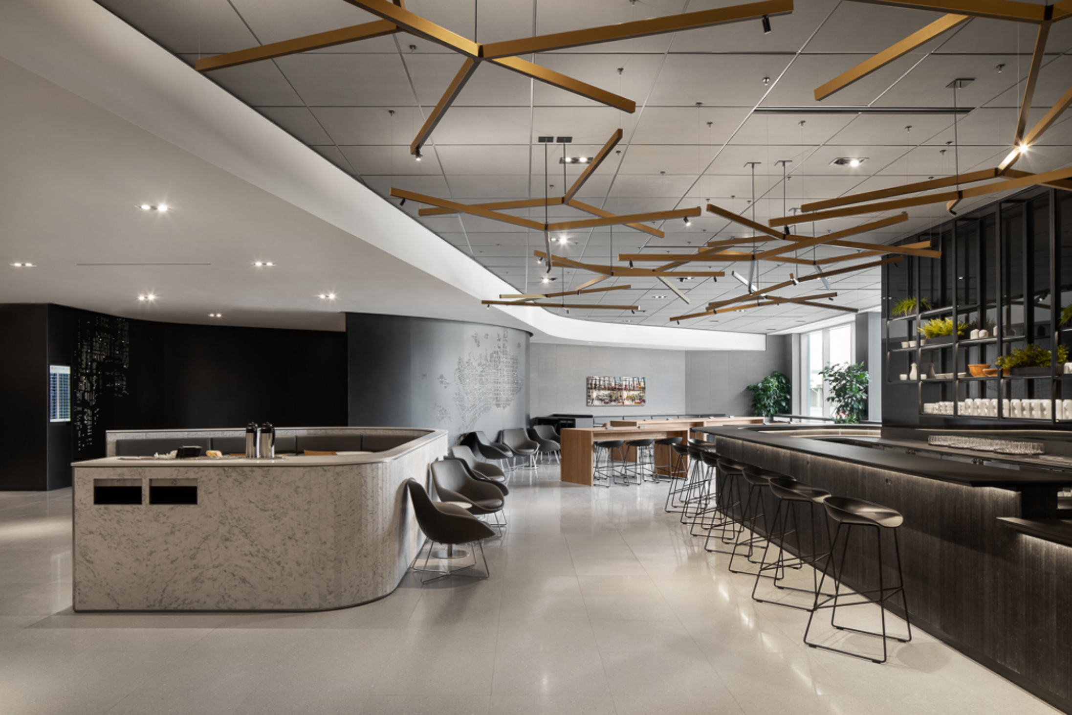 Axis Lighting Air Canada Cafe