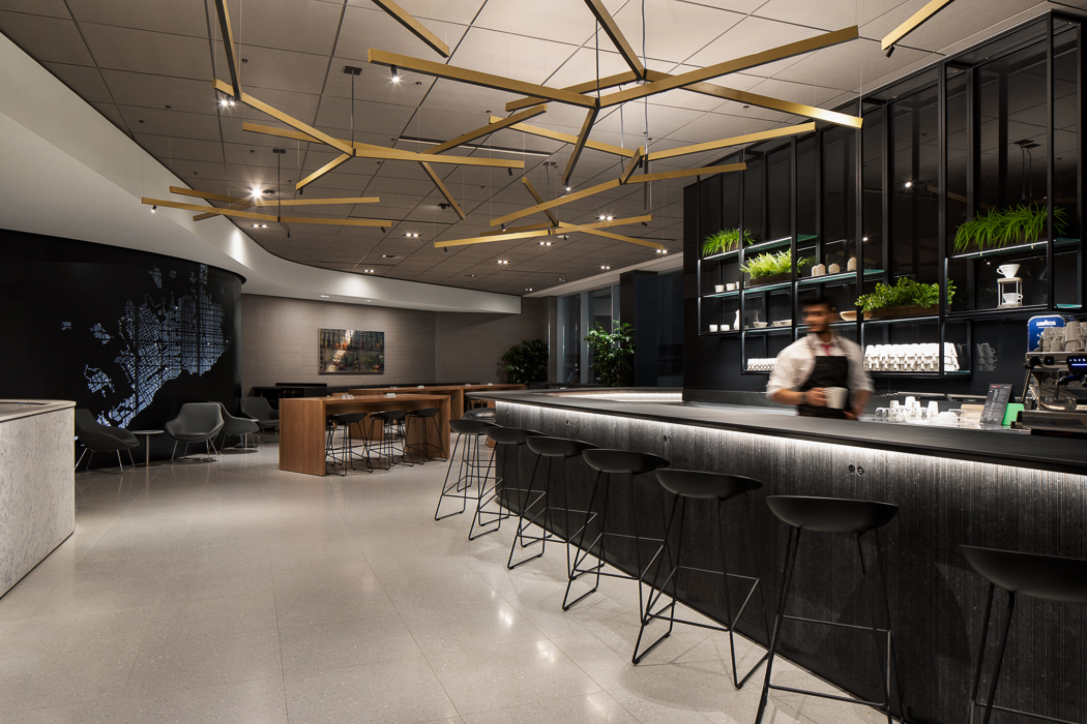 Axis Lighting Air Canada Cafe