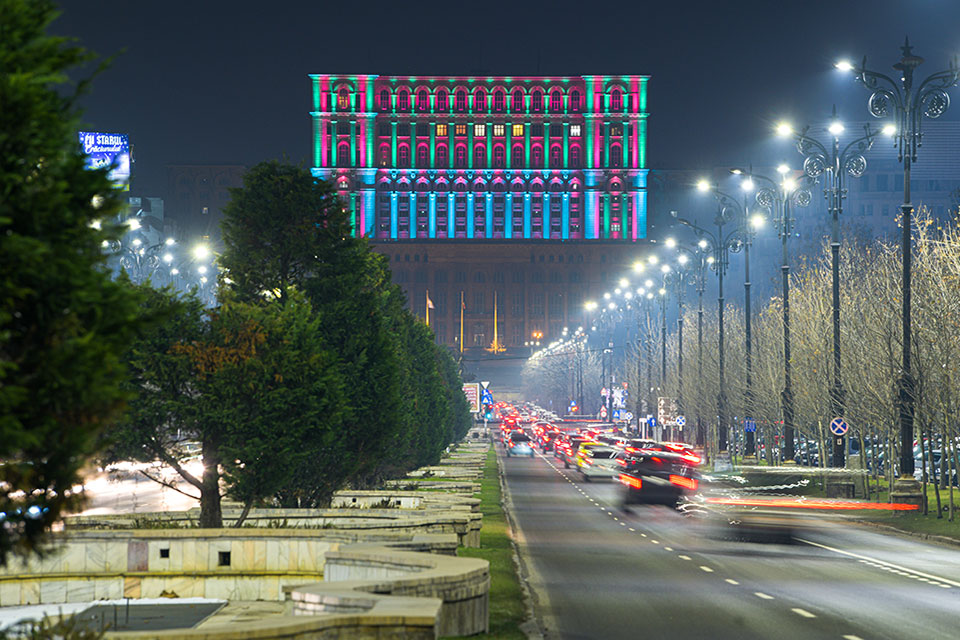 Color Kinetics Palace of Parliament