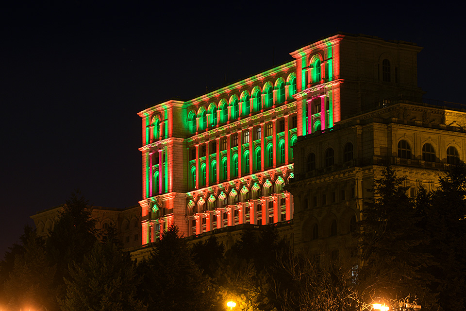 Color Kinetics Palace of Parliament