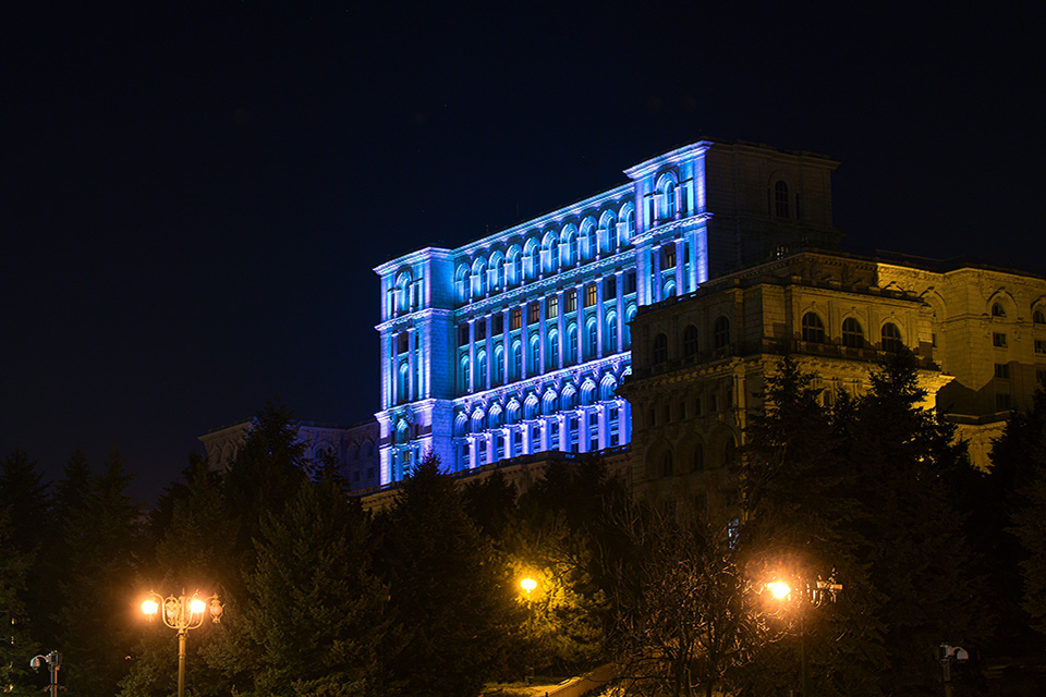Color Kinetics Palace of Parliament