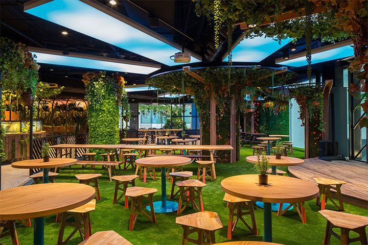 Color Kinetics Picnic Restaurant