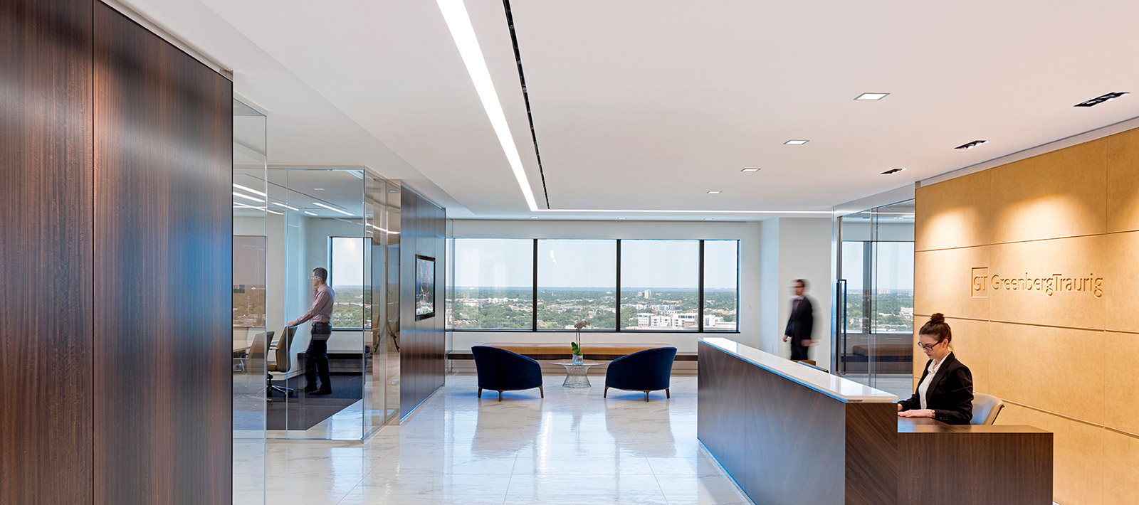 Focal Point Lights Greenberg Traurig