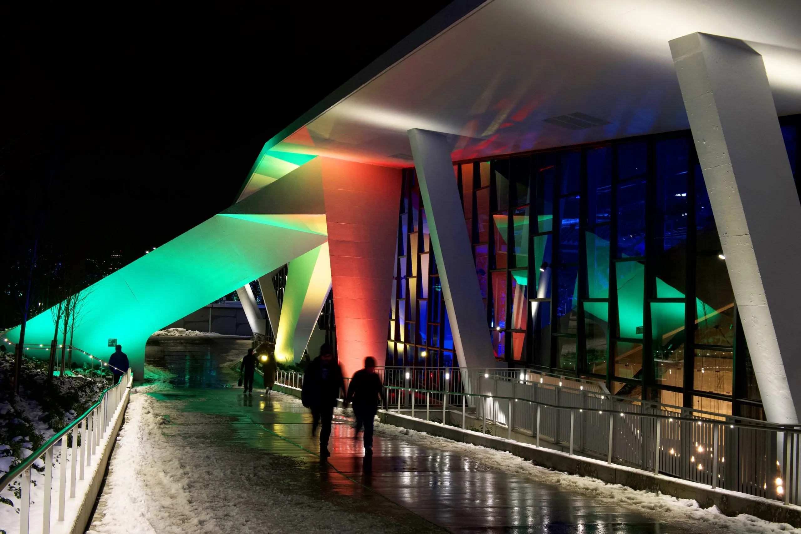 GVA Lighting North Light Installation at Climate Pledge Arena