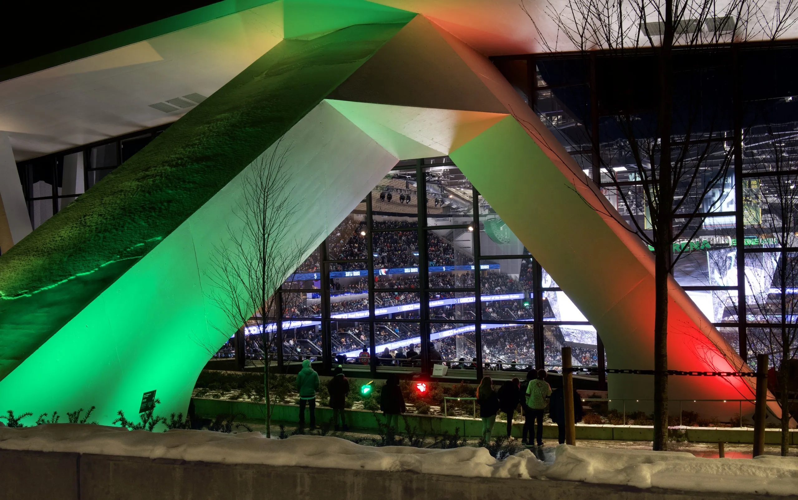 GVA Lighting North Light Installation at Climate Pledge Arena