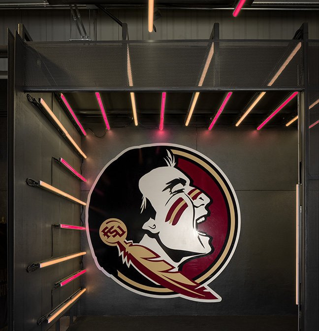 Insight Lighting FSU Football Hype Tunnel