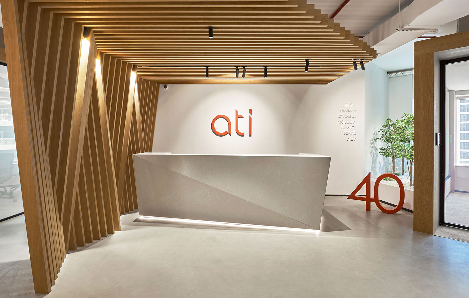 Intra Lighting ATI Offices Dubai