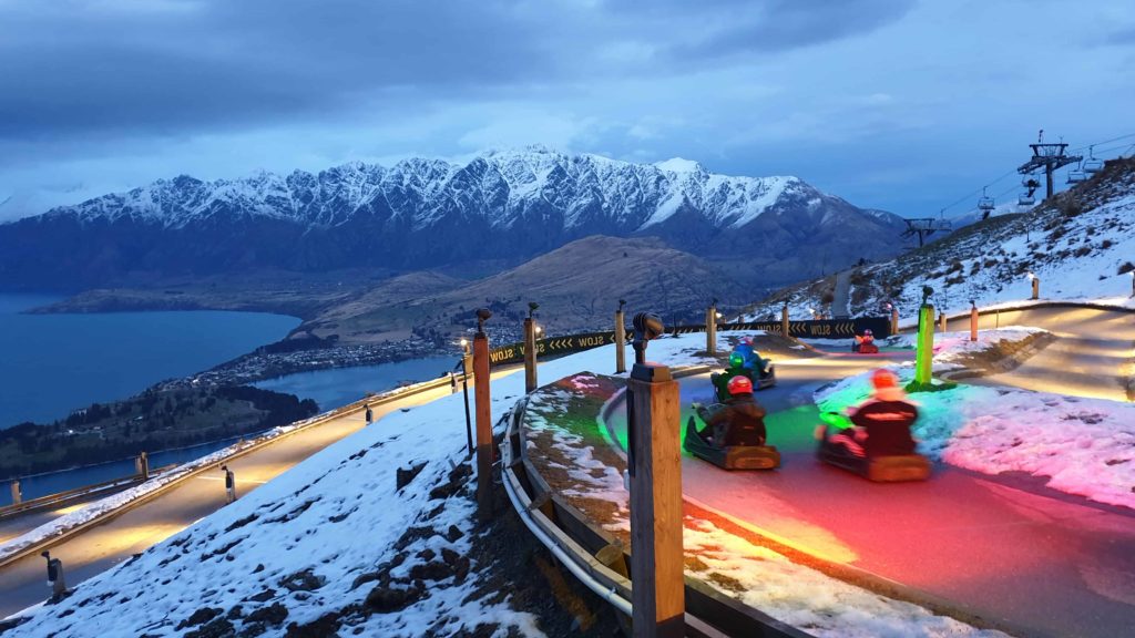 LIGMAN Skyline Queenstown, Nighttime Luge Run