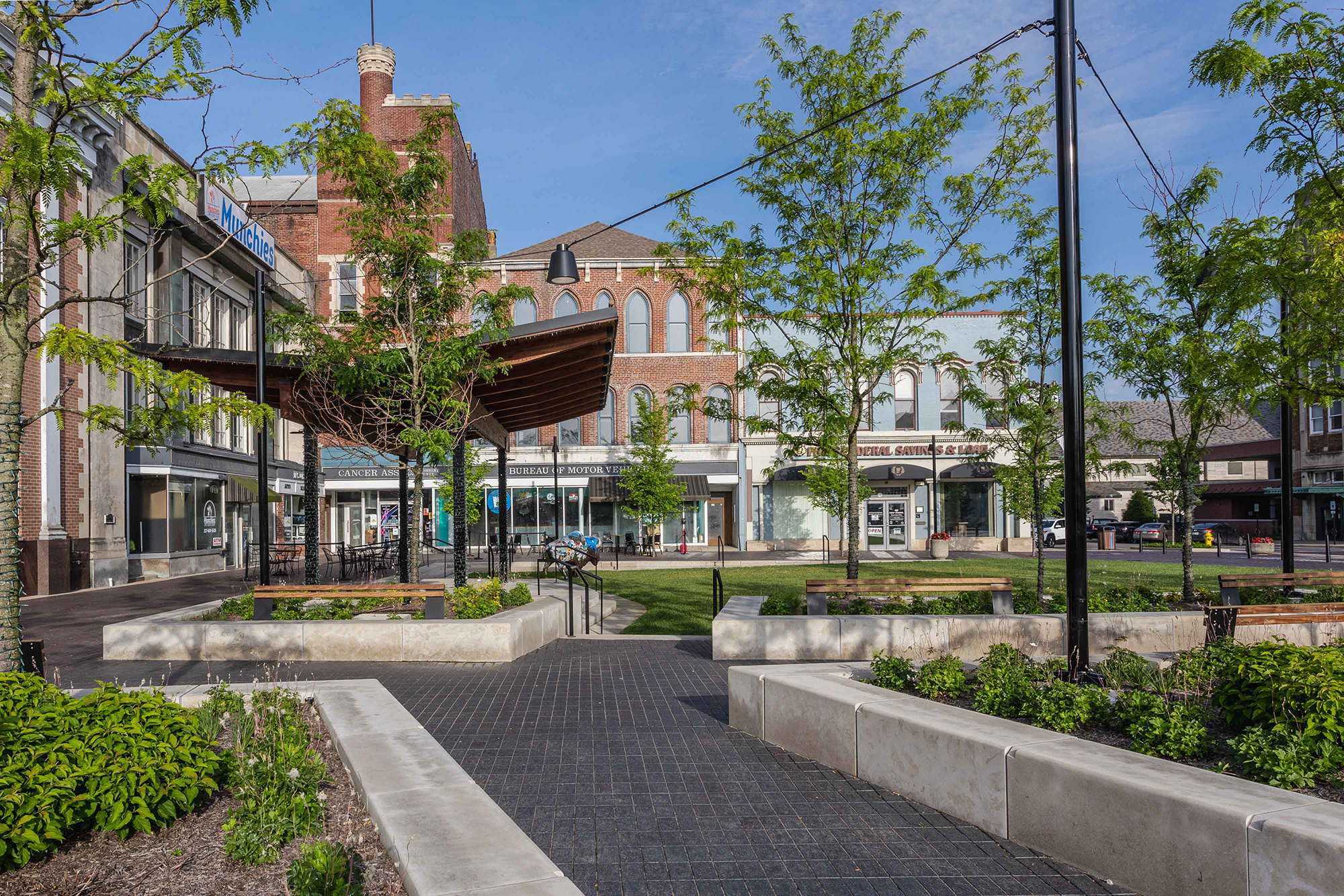 Landscape Forms Shelbyville Downtown Square