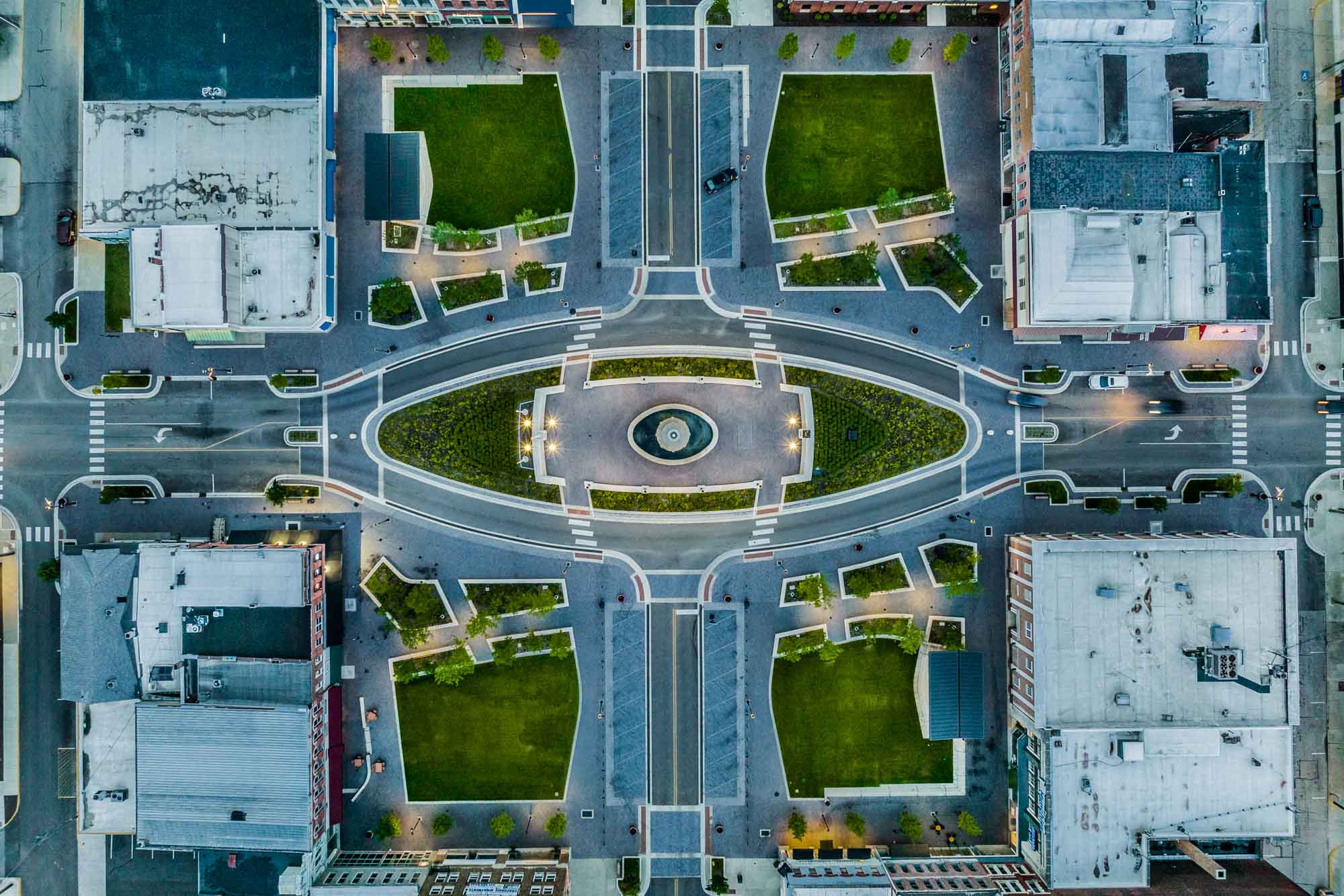 Landscape Forms Shelbyville Downtown Square
