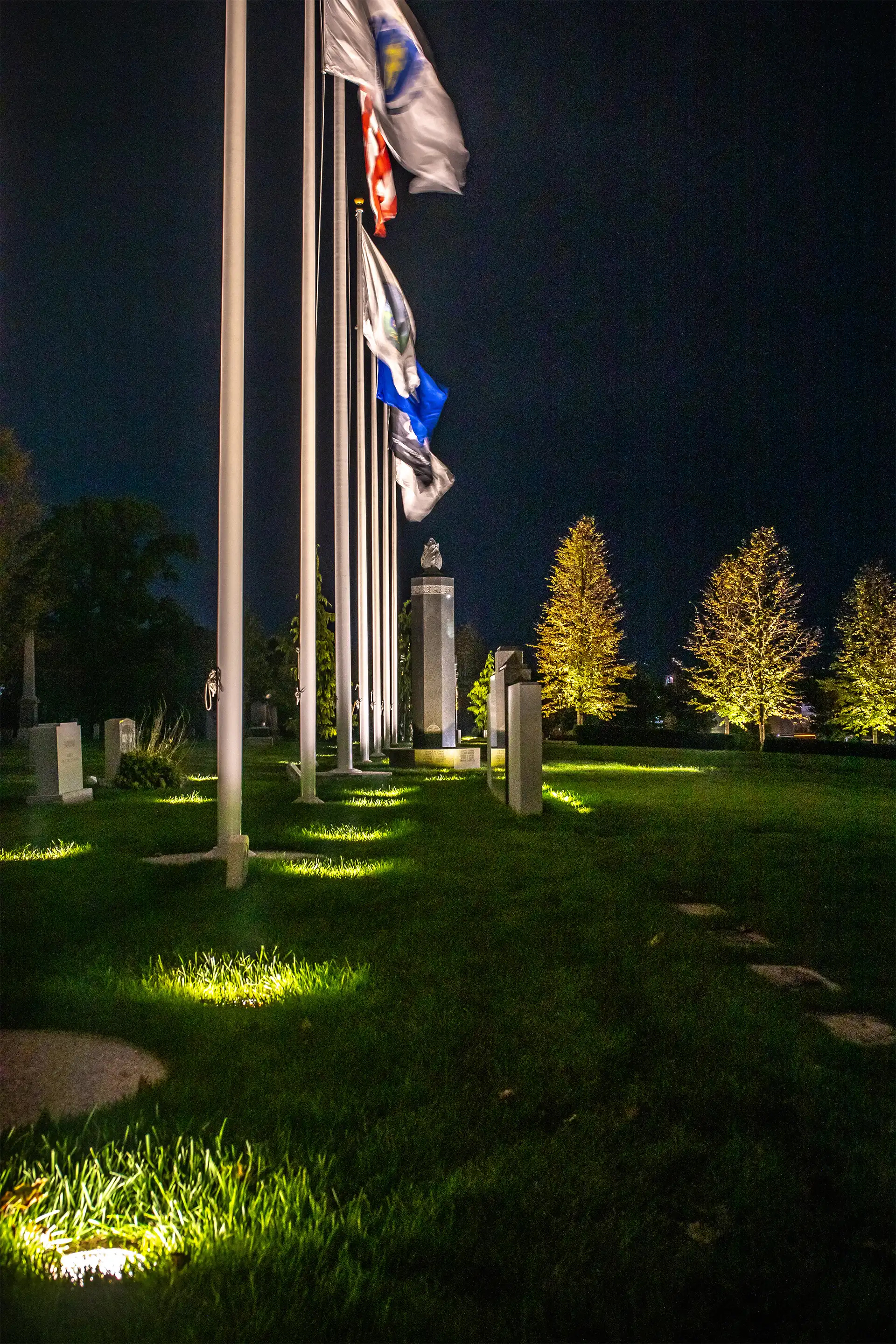 Lumenpulse Mount Wollaston Cemetery