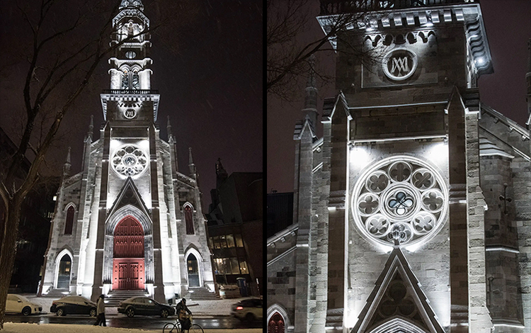 Lumenpulse UQAM Saint-Jacques Bell Tower
