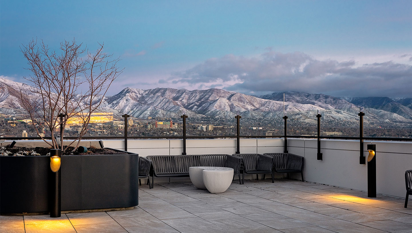 Luminis Illuminating Luxury Outdoor Living in Downtown Salt Lake City