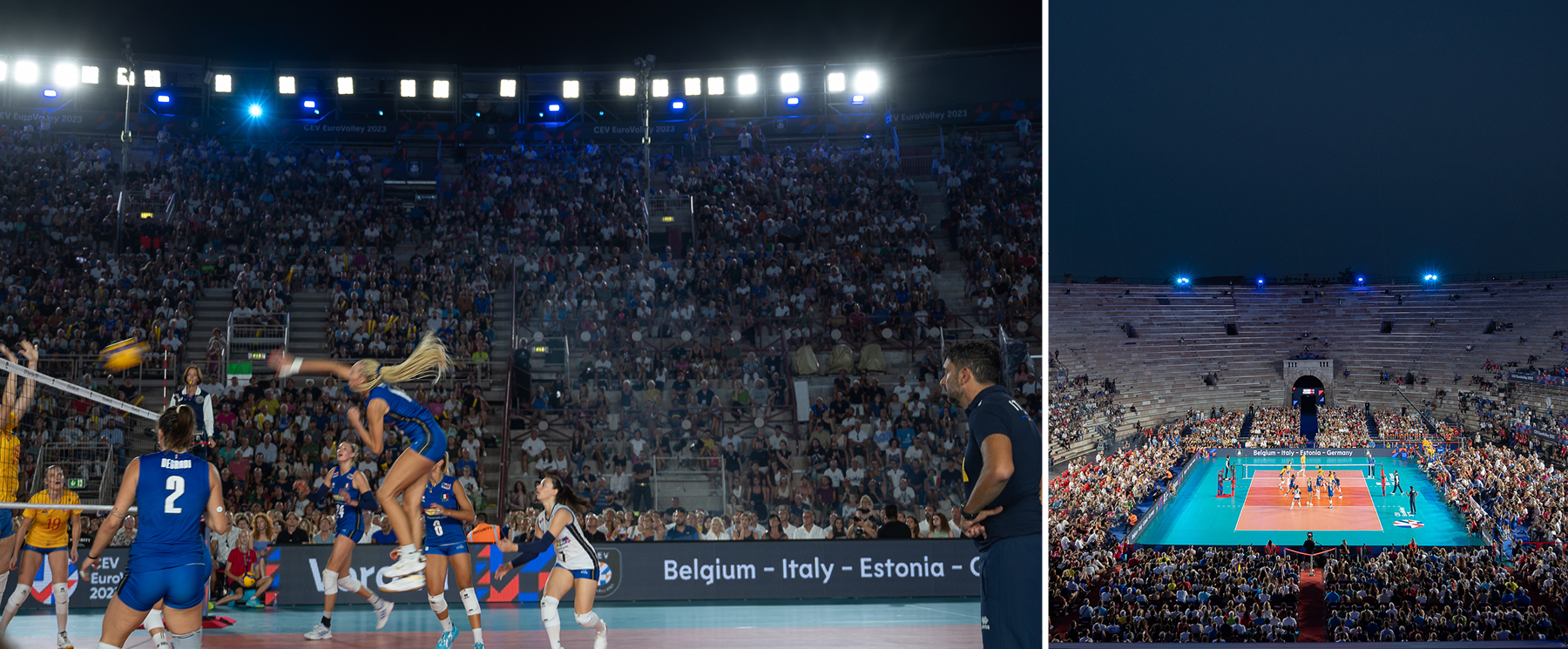 Performance iN Lighting ARENA DI VERONA - EUROPEAN VOLLEY CHAMPIONSHIP 2023