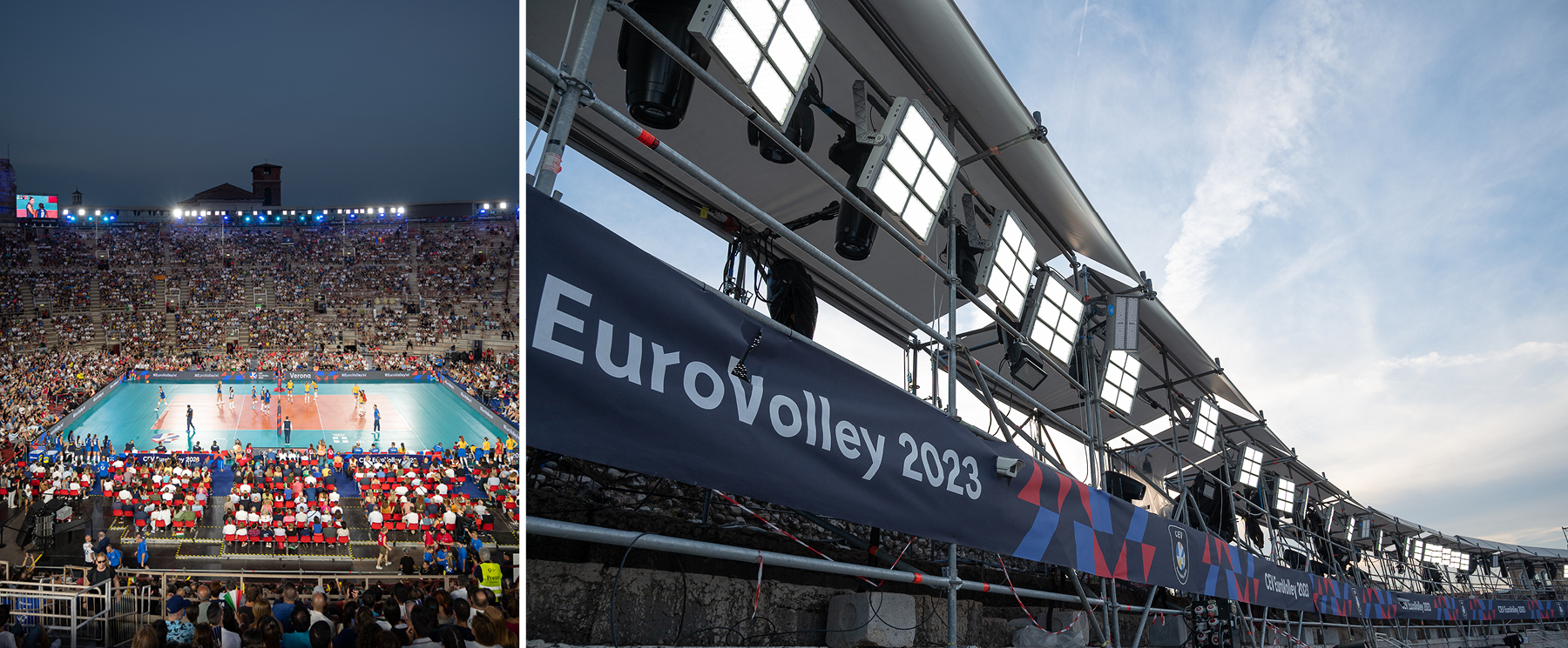 Performance iN Lighting ARENA DI VERONA - EUROPEAN VOLLEY CHAMPIONSHIP 2023