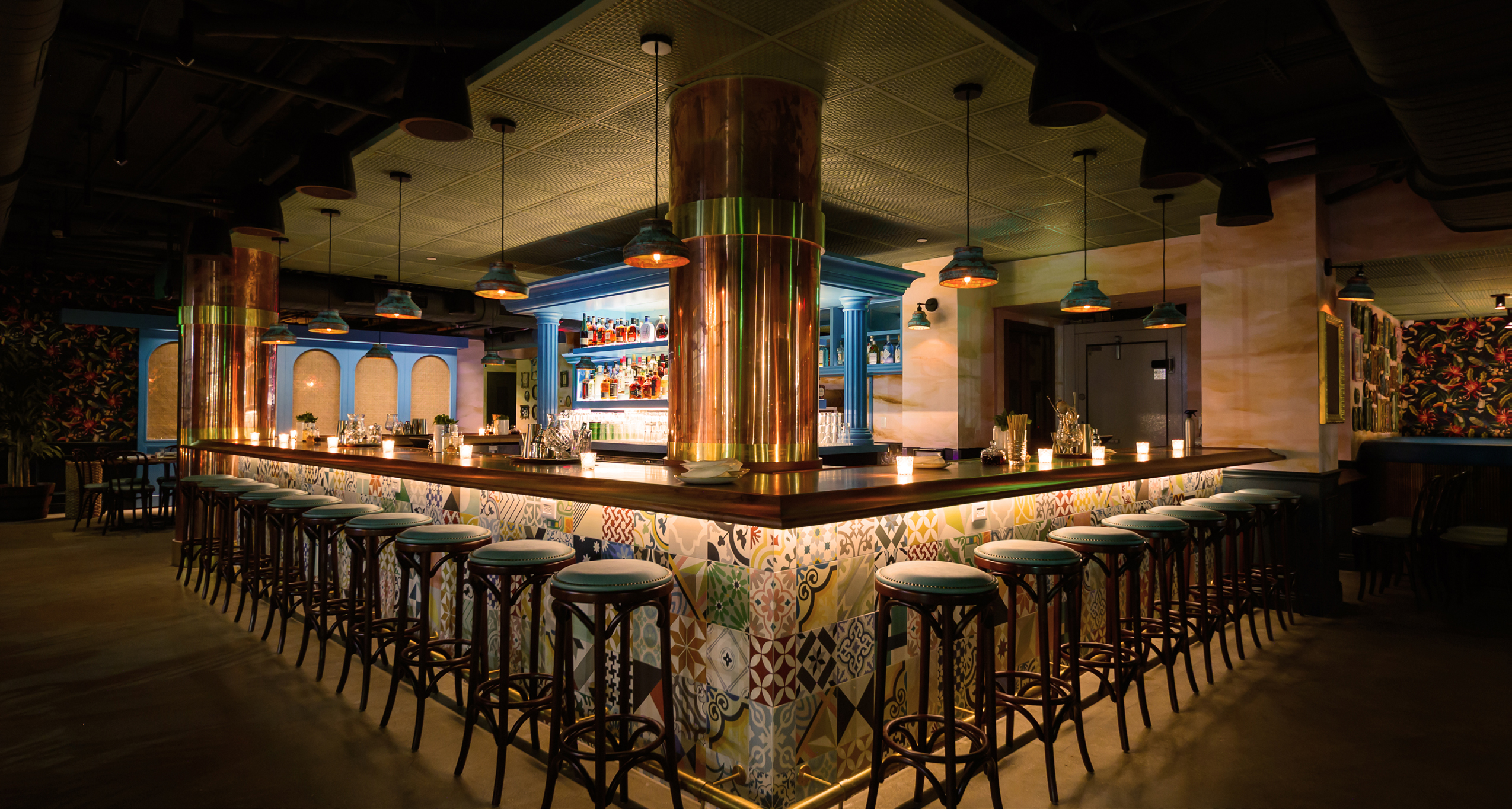 PureEdge Lighting La Cañita South Beach Restaurant Bar