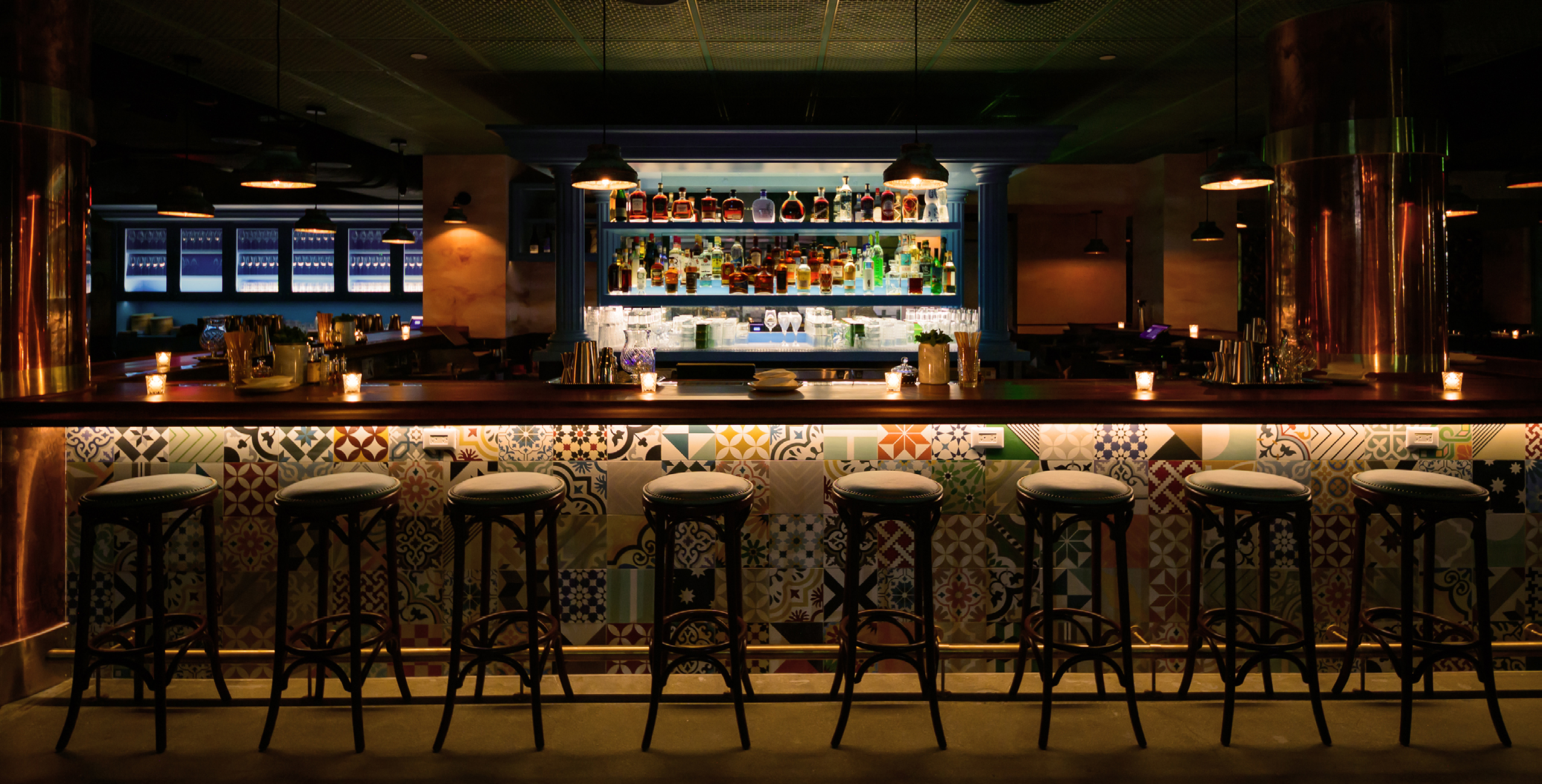 PureEdge Lighting La Cañita South Beach Restaurant Bar