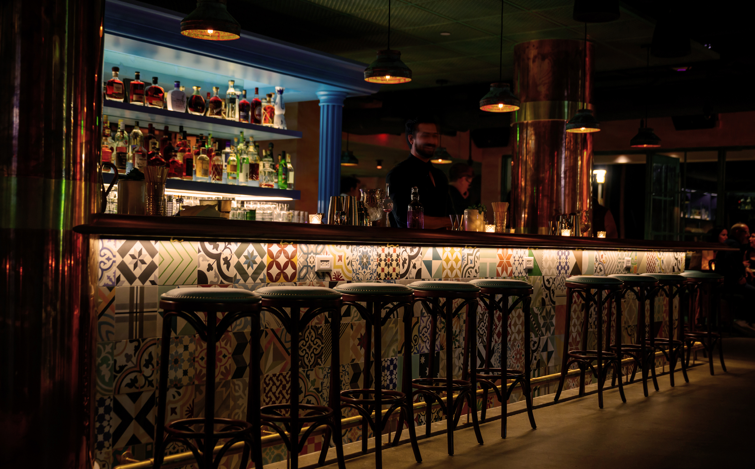 PureEdge Lighting La Cañita South Beach Restaurant Bar