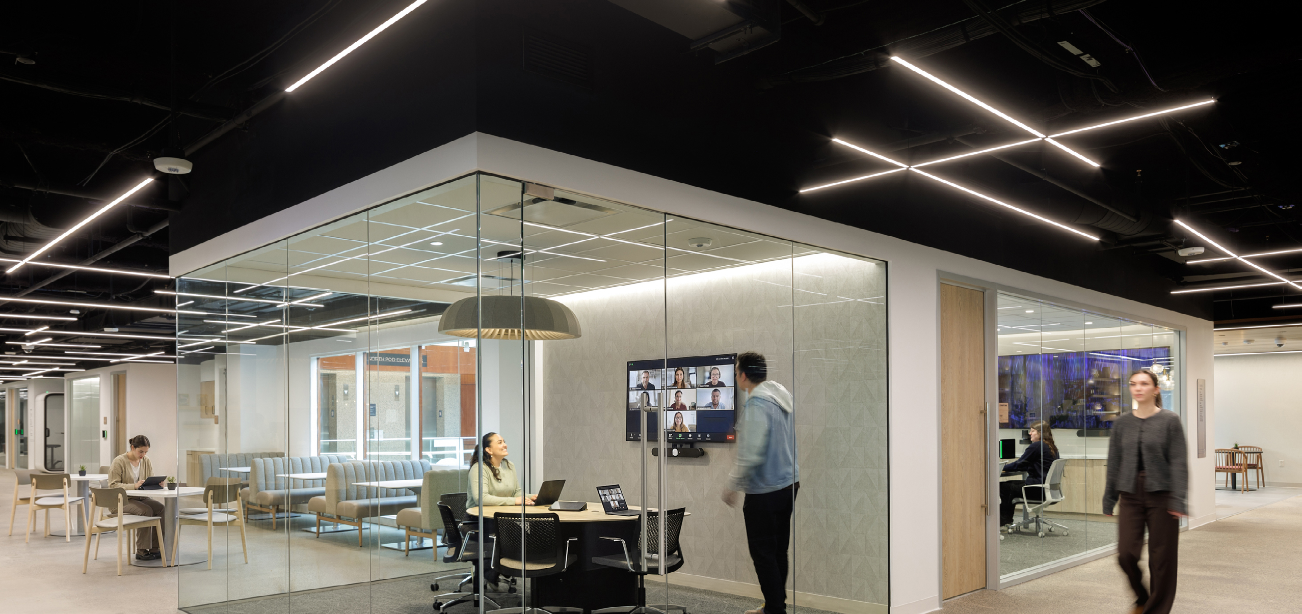 PureEdge Lighting New Office Space Uses PureEdge Lighting to Connect With Movement