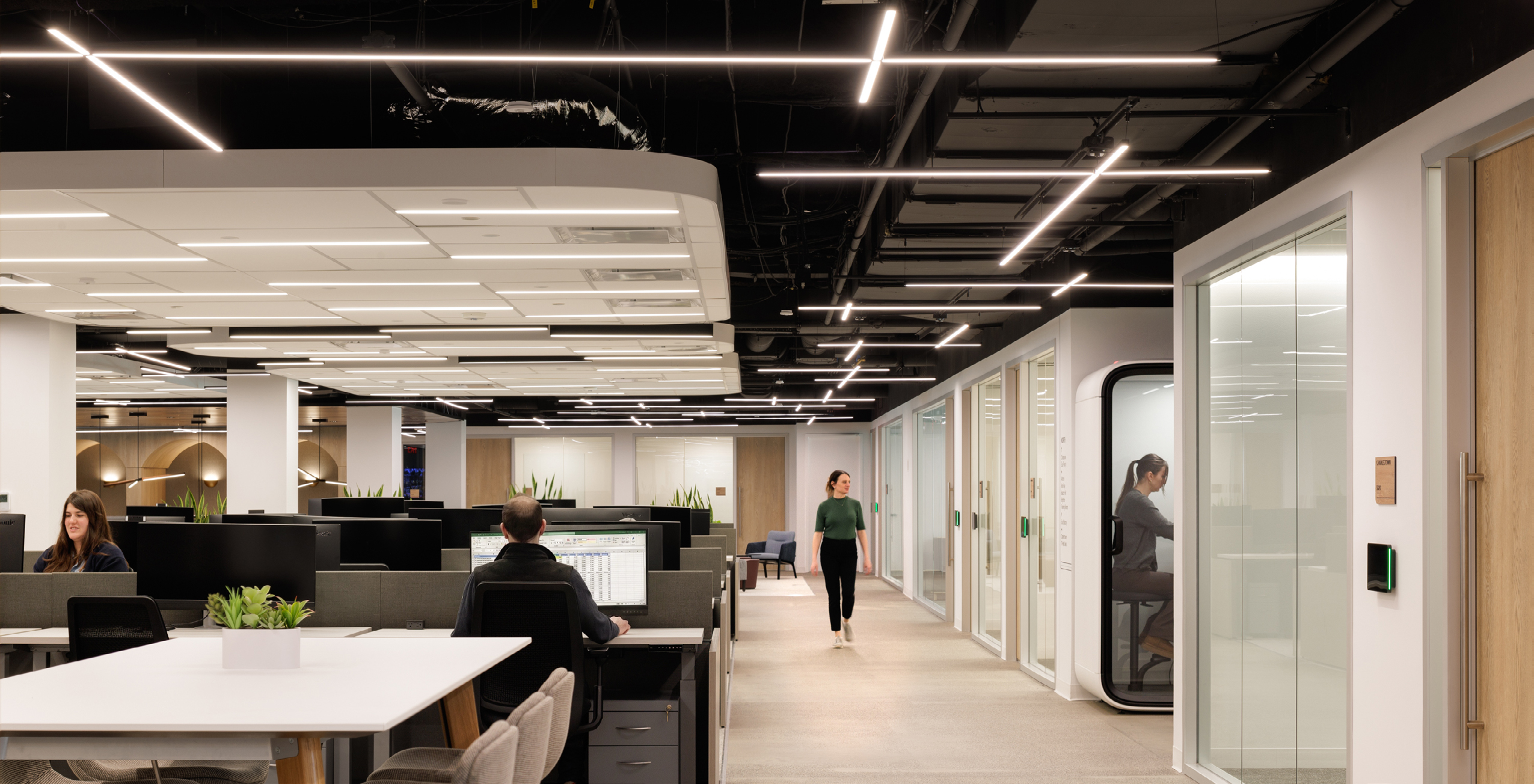 PureEdge Lighting New Office Space Uses PureEdge Lighting to Connect With Movement