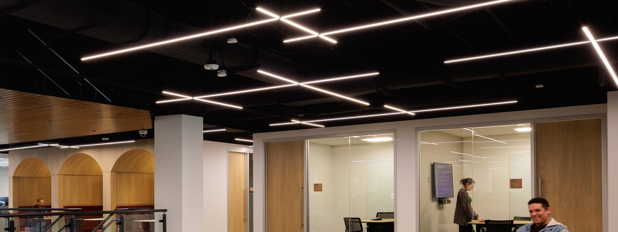 PureEdge Lighting New Office Space Uses PureEdge Lighting to Connect With Movement