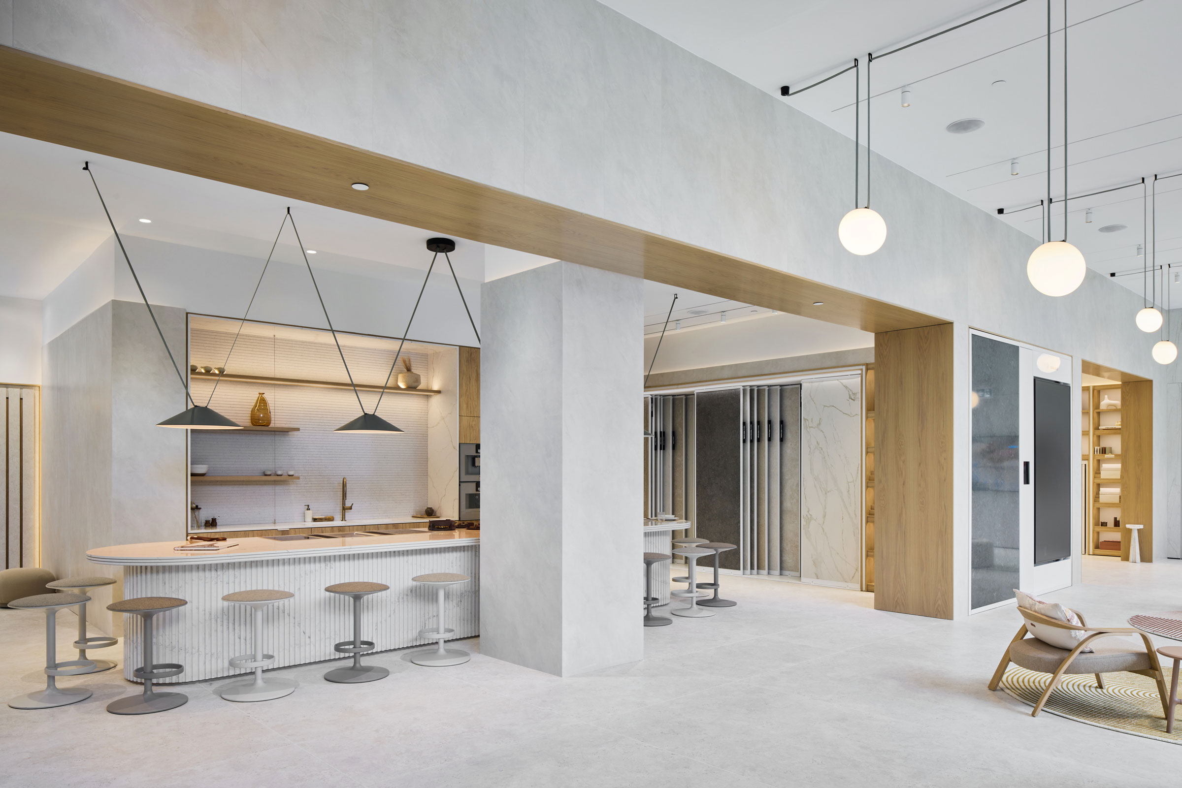 Vibia Cosentino Showroom